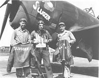 Slugger pilot and crew